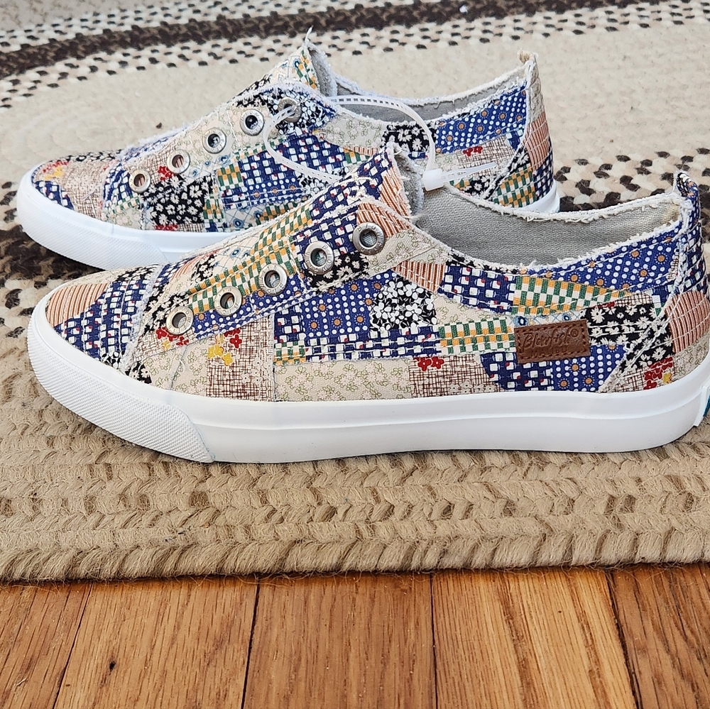 Blowfish Patchwork Play Slip-On Sneakers - Picture 2 of 12